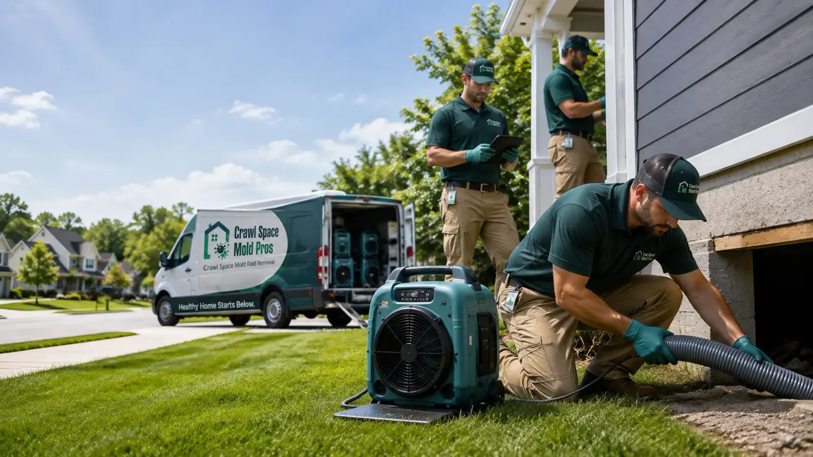 Crawl Space Mold Removal in Adel, OR